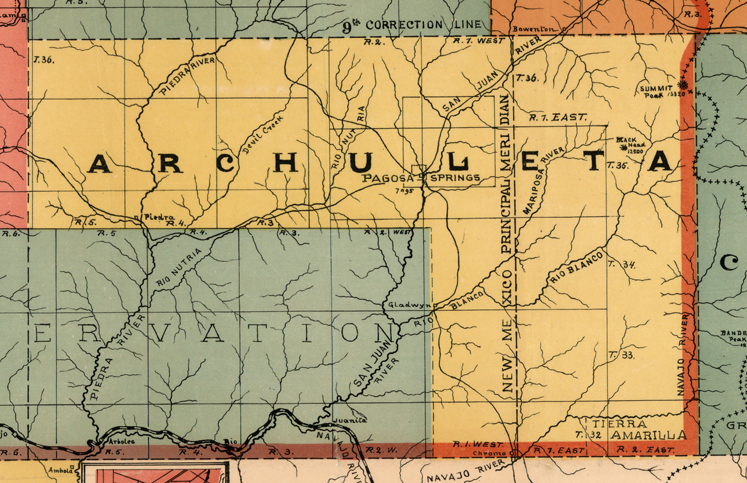 1891 Map of Archulea County
