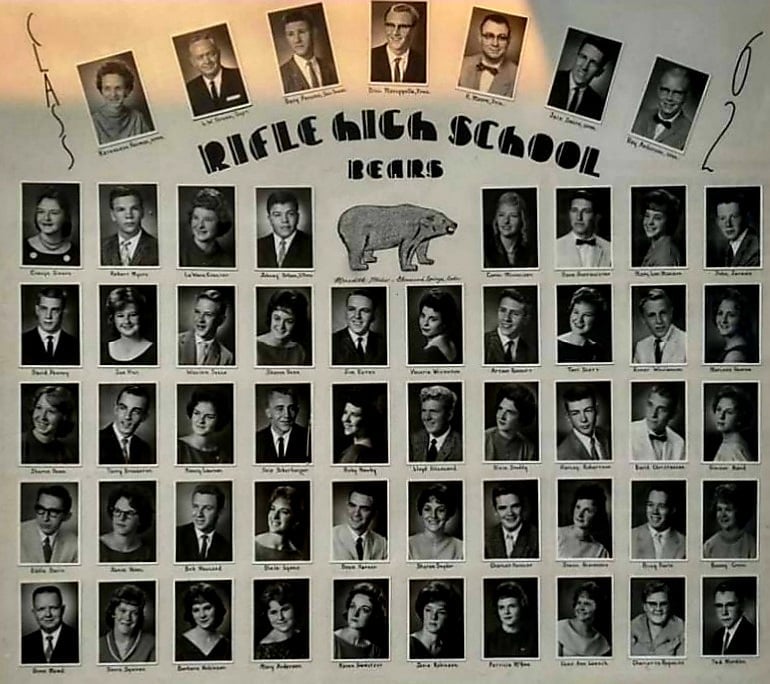 Rifle High School Graduating Class of 1962