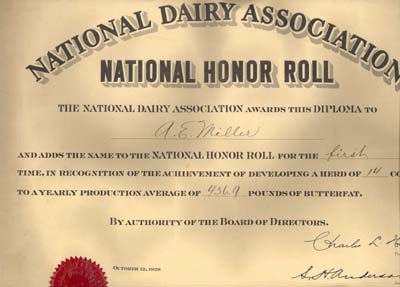 millerdairycertificate