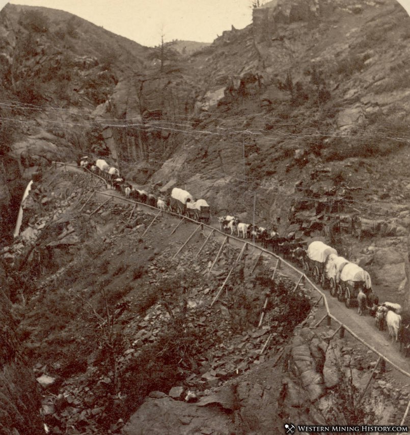 Ute pass mining wagons