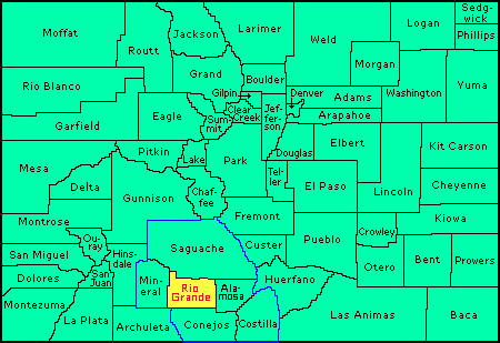 Rio Grande County Colorado Genealogy Research