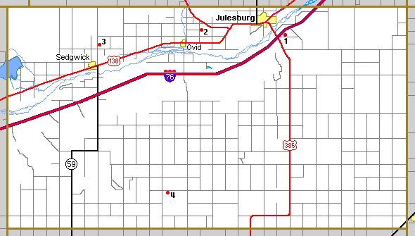 [Sedgwick County Cemetery Map]