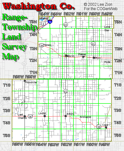 Range Township Map