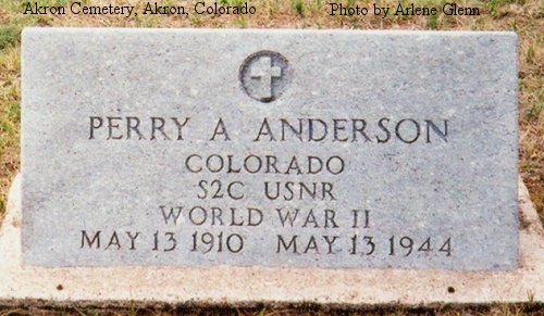 Akron Cemetery Marker