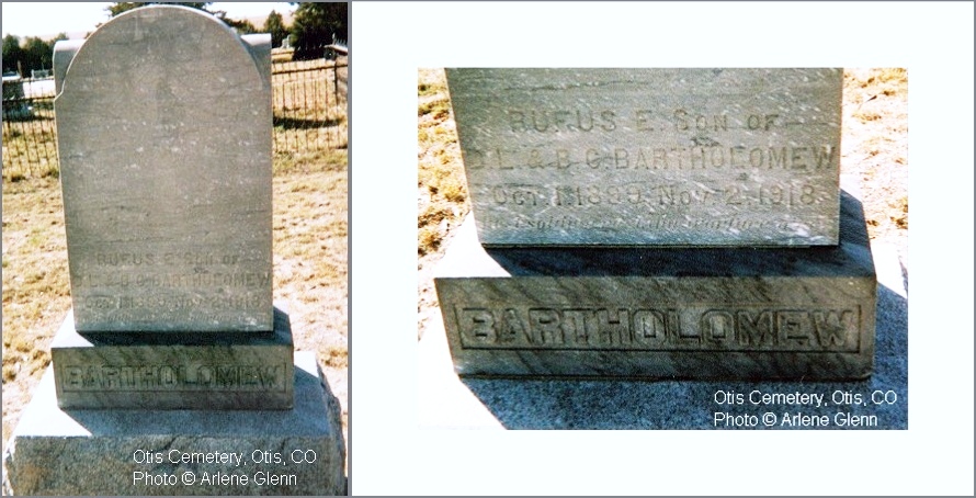 RE Bartholomew Marker