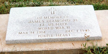 J Diamond Military Marker