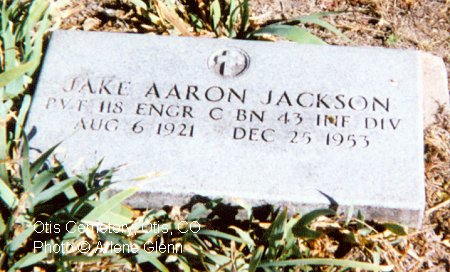 Pvt Jackson Marker