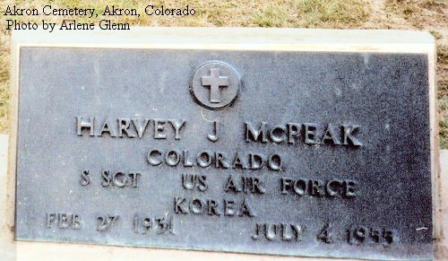 Akron Cemetery Marker