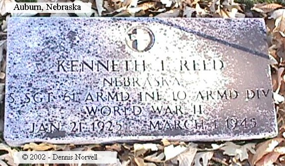 SSgt Reed VA Marker