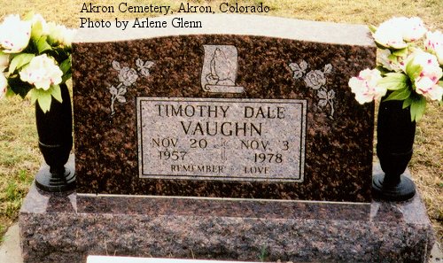 Akron Cemetery Stone