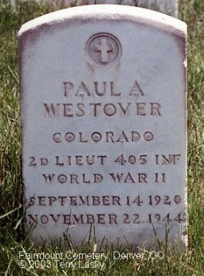 Lt Paul Westover 1920-1944