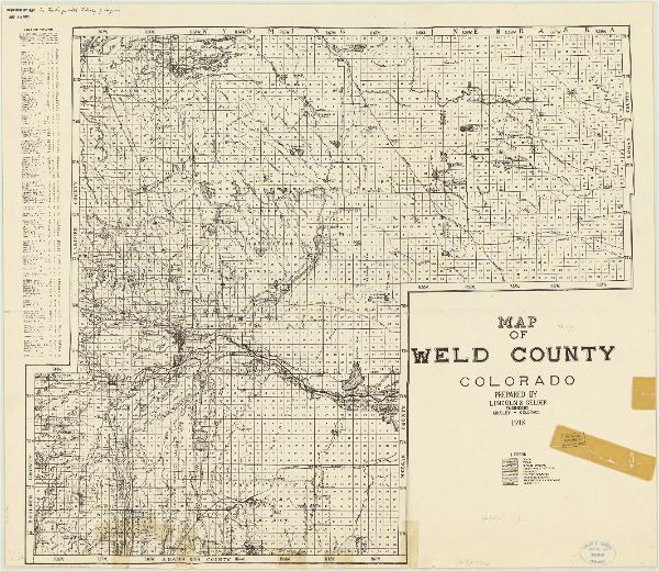 1919 Weld County Map