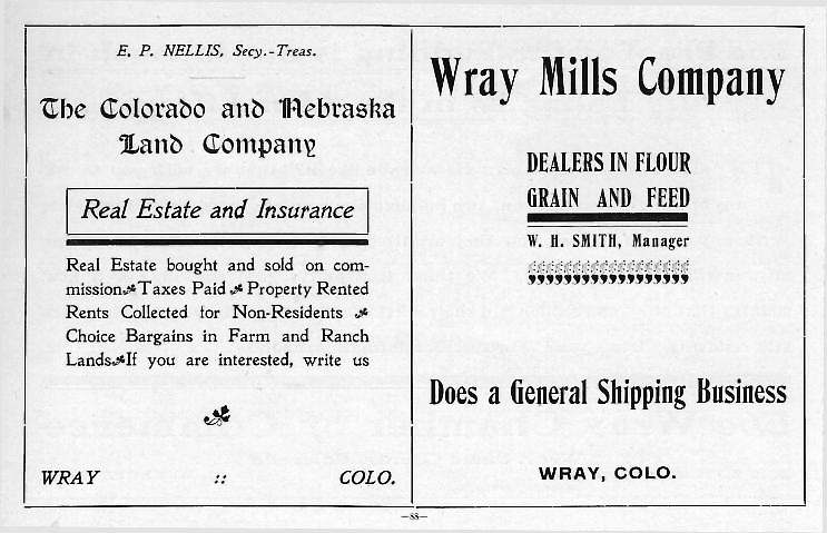 Colo Neb Land Co, Wray Mills